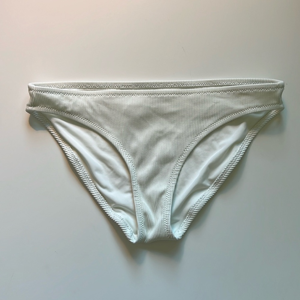 Aerie White Bikini Bottoms - Size S